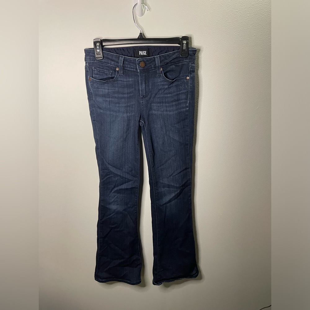 Paige Denim Dark Wash Skyline Boot Bootcut Jeans